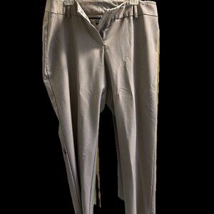 NWOT Worthington Ivory Classic Trouser - Hook & Fly - Plus Size 18 - Light Stone